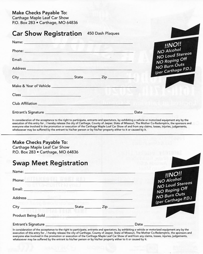 Carthage Maple Leaf Car Show Car Show Radar