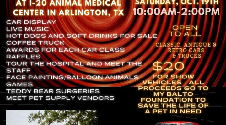 I-20 Animal Medical Center Annual Open House & Classic Car Show