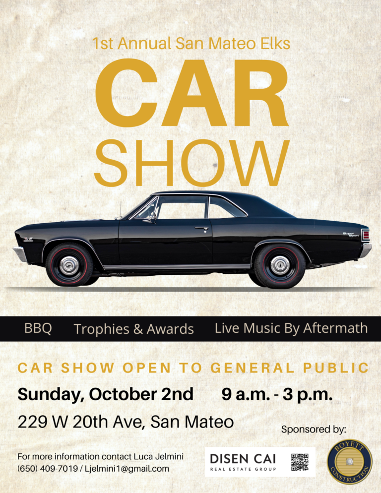 1st Annual San Mateo Elks Car Show Car Show Radar