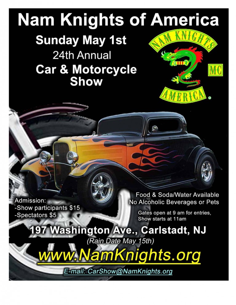 Nam Knights of America 24th Annual Car & Motorcycle Show Car Show Radar