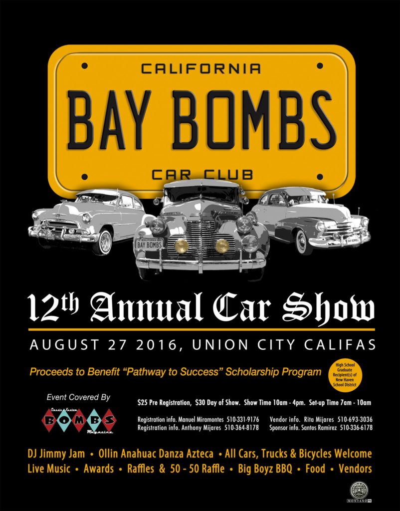 12th Annual Bay Bombs Car Show Car Show Radar