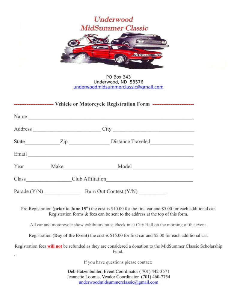 Underwood Midsummer Classic Car Show Radar