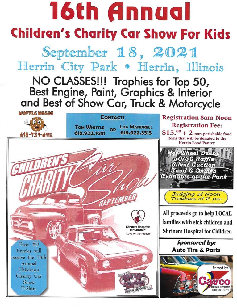 16th Annual Children's Charity Car Show of Southern Illinois Car Show