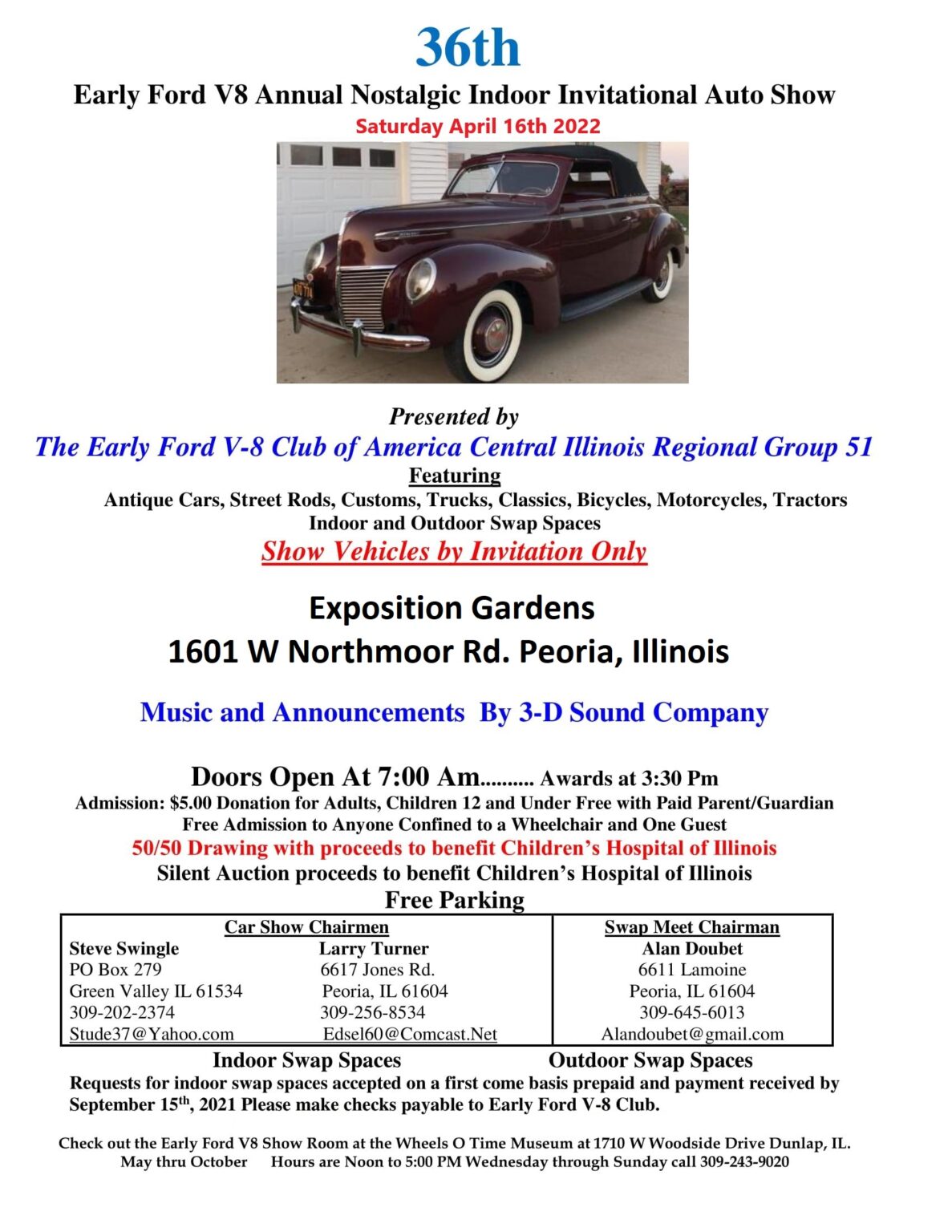 Early Ford V8 Car Show and Swap Meet Car Show Radar