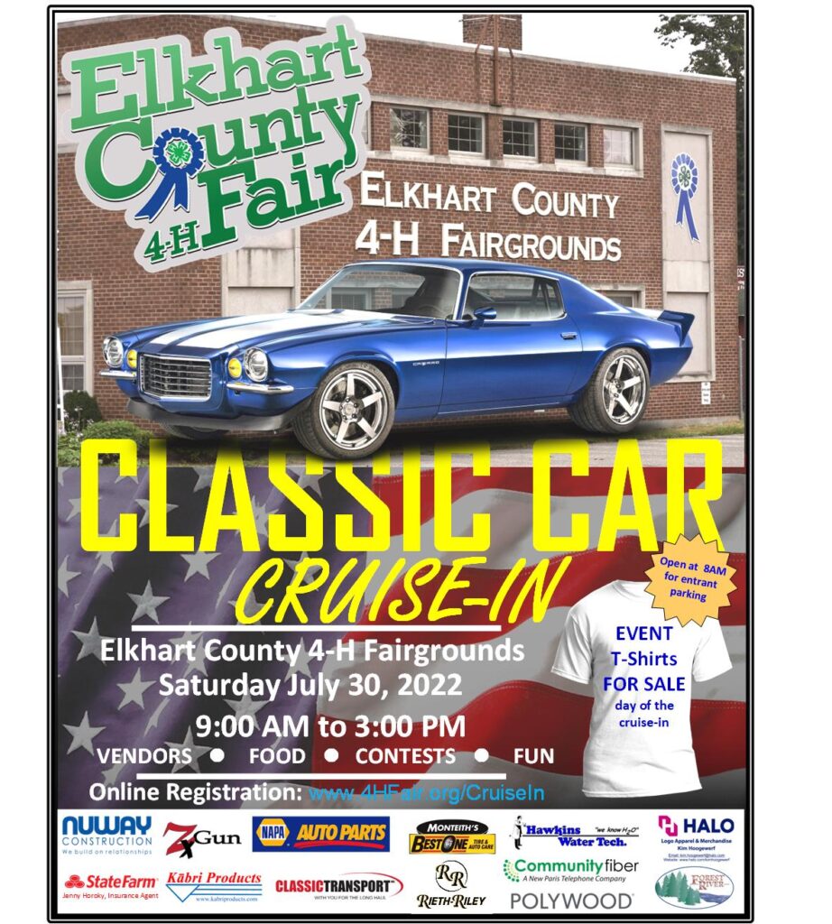 Elkhart County 4H Fair Classic Car Cruisein