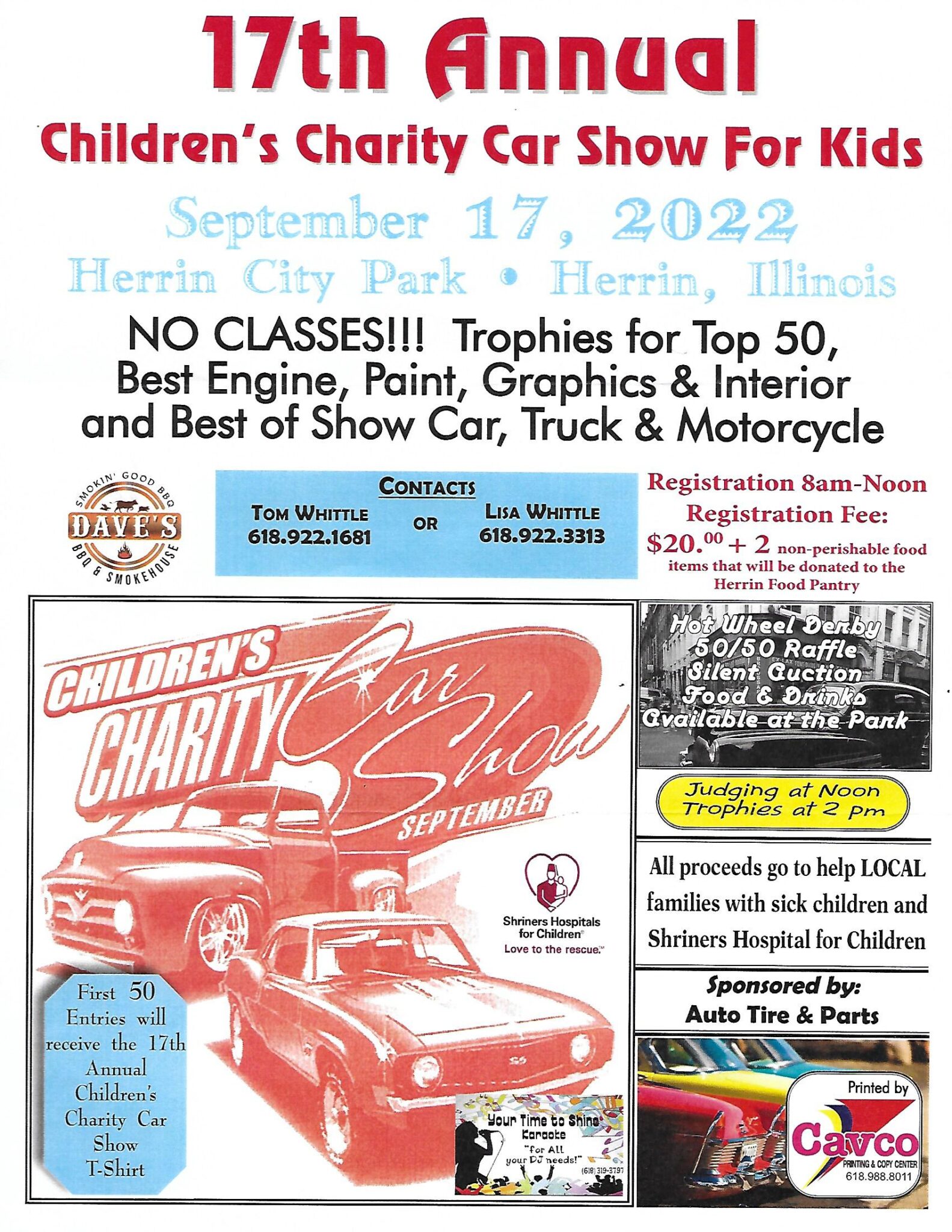 17th Annual Charity Car Show for Kids Car Show Radar