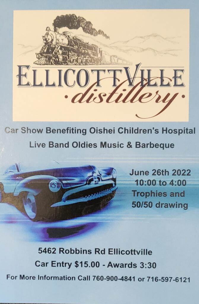 Ellicottville Distillery Car Show Car Show Radar