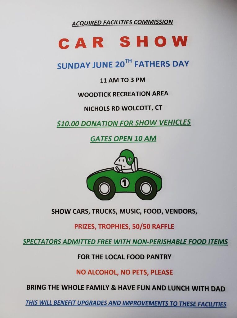 Wolcott community car show Car Show Radar