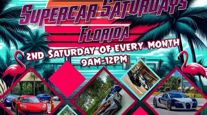 Supercar Saturdays Florida at the Seminole Hard Rock Hotel Hollywood Florida