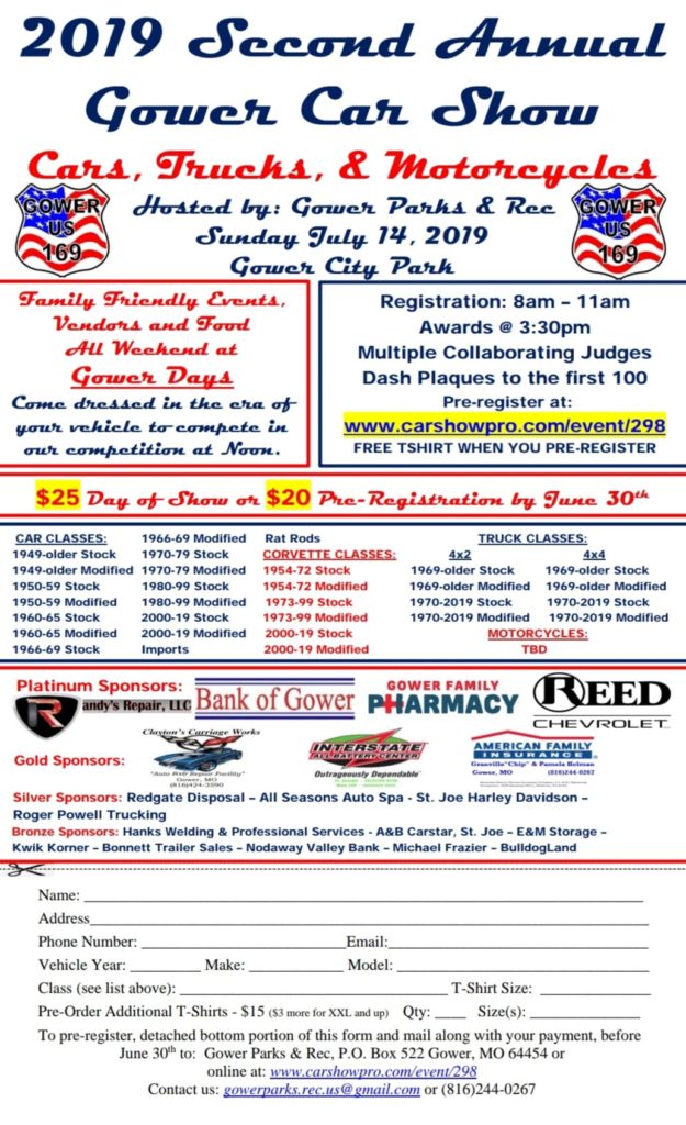 2nd Annual Gower Car Show