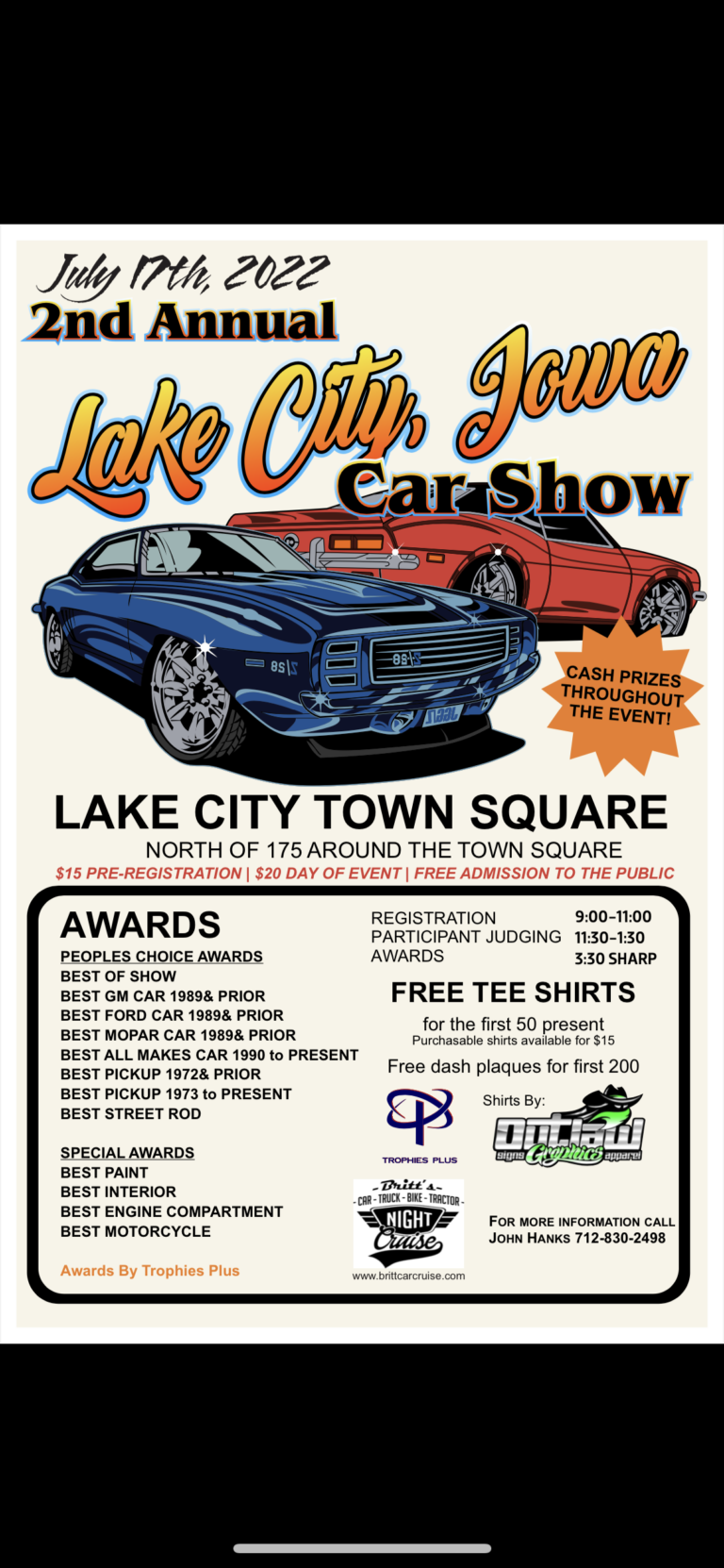 2022 Lake City car show