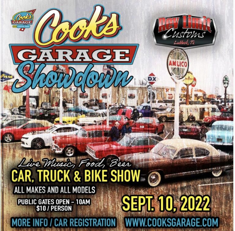 Cook’s Garage Showdown Car Show Radar