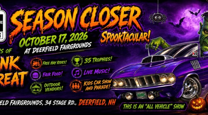 Spooktacular Car Show at Deerfield Fairgrounds!