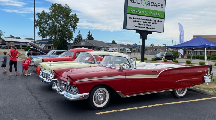 CAMAROS OF MICHIGAN & ROLL XSCAPE 8TH ANNUAL LAKESHORE COMMUNITY CAR SHOW 2024