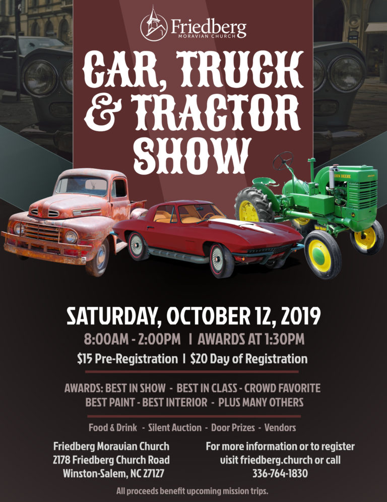 Friedberg Moravian Church’s Car, Truck, & Tractor Show