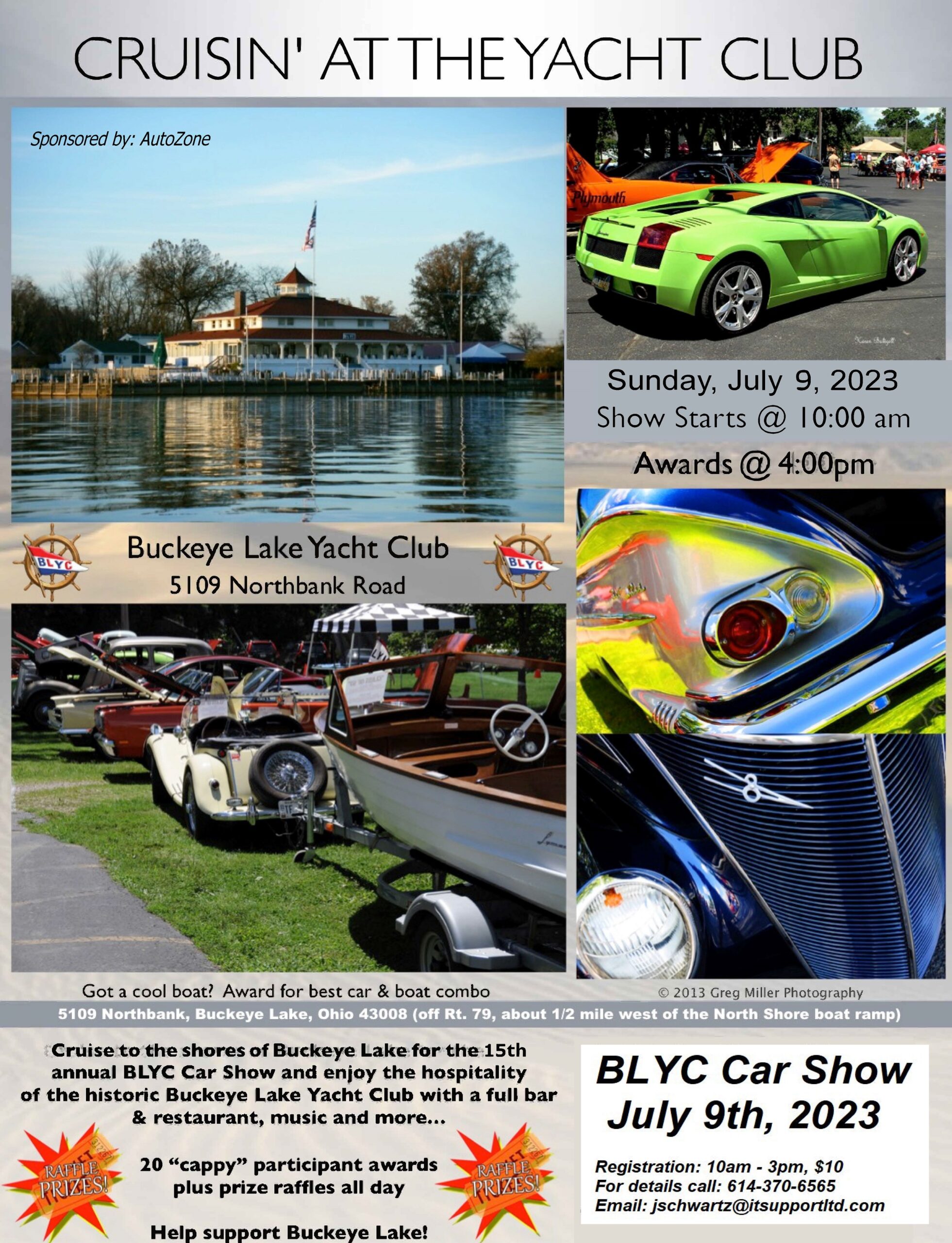 peninsula yacht club car show