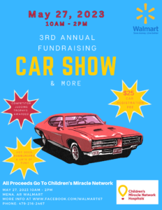 3rd Annual Car Show Flyer