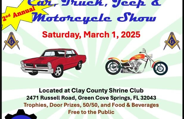2nd Annual Cabul Lodge No. 116 Car, Truck, Jeep and Motorcycle Show