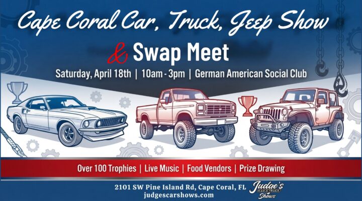 Cape Coral Car, Truck, Jeep Show & Swap Meet