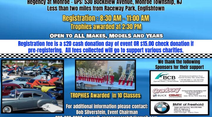 Regency Car Club 17th Annual Charity Event Car Show