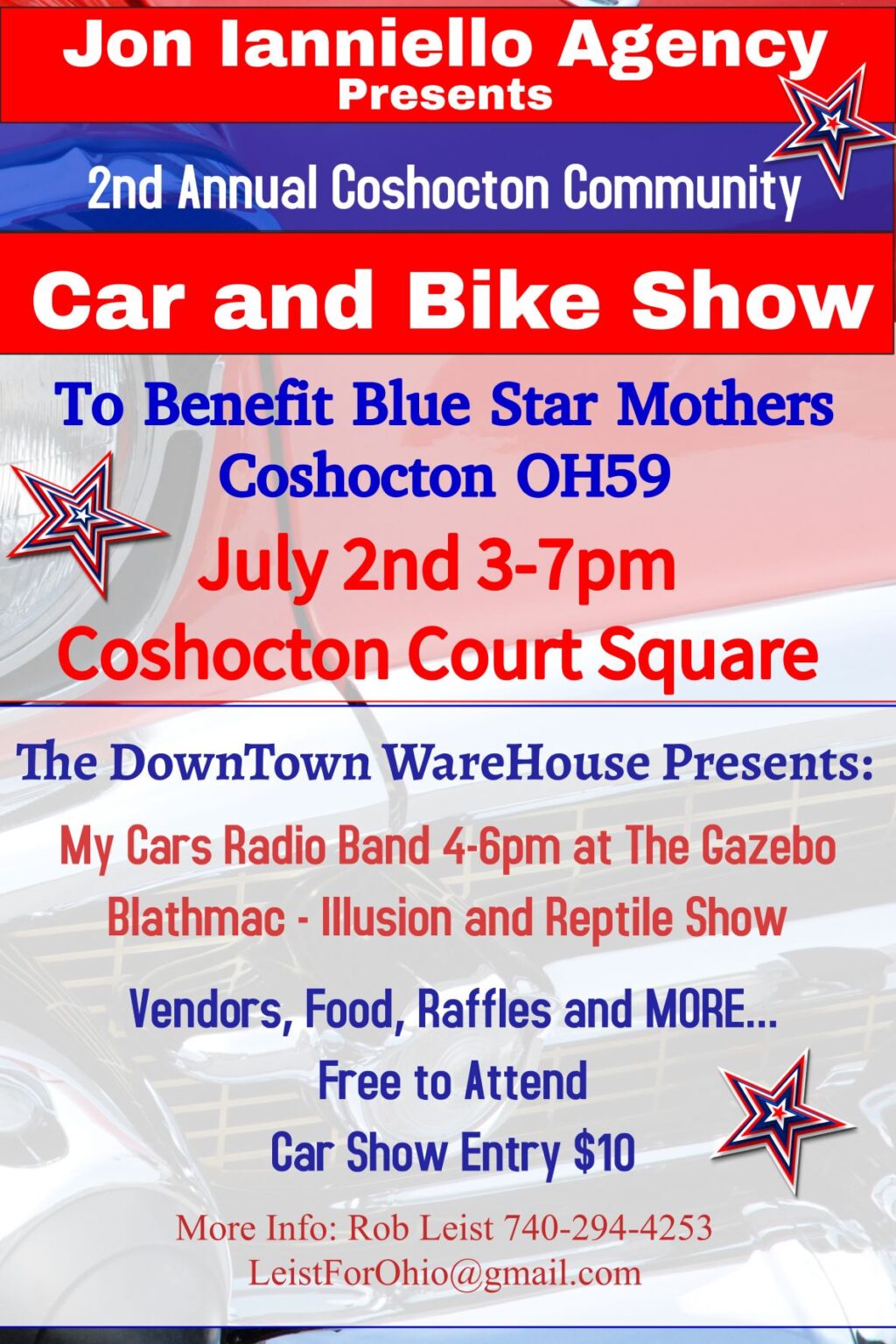 2nd Annual Coshocton Community Car and Bike Show Car Show Radar
