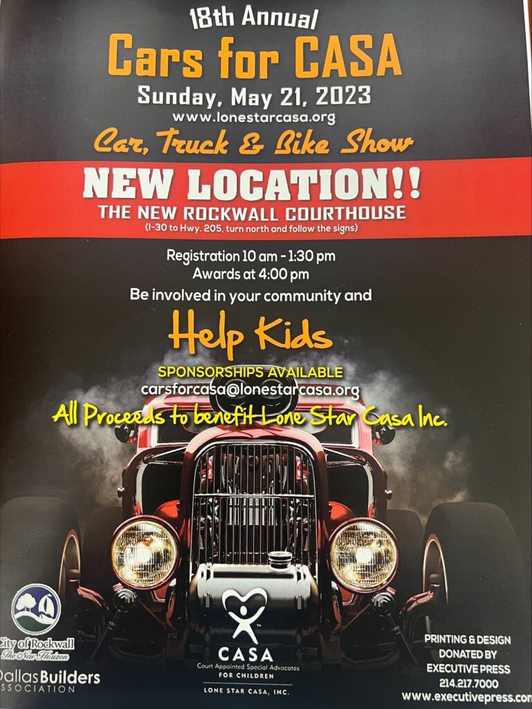 Eighteenth Annual “CARS for CASA” Car, Truck & Motorcycle Show Car