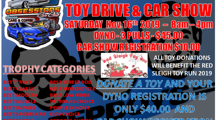 2019 DYNO~Tastic Toy Drive & car Show