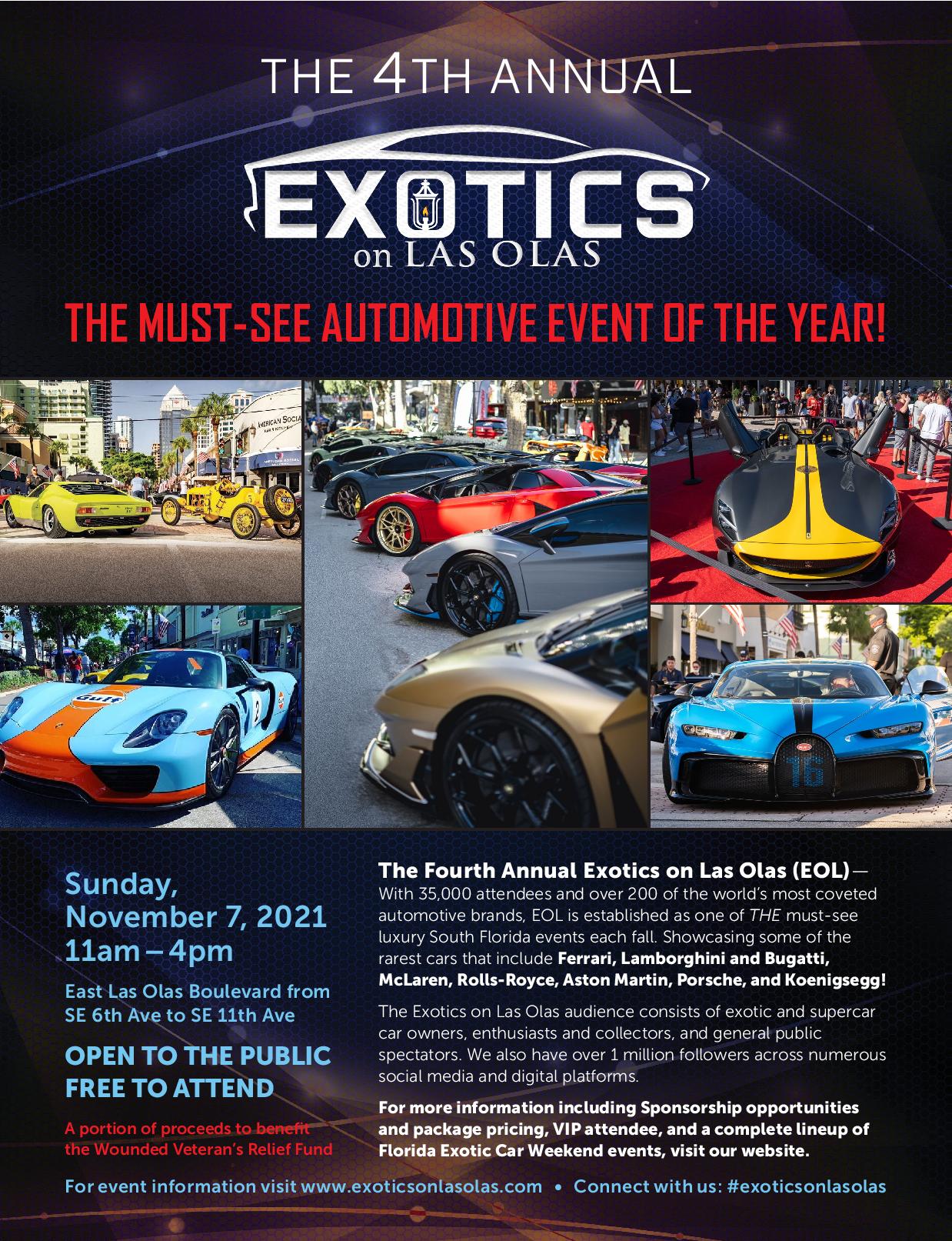 Exotics on Las Olas 4 Car Show Fort Lauderdale Florida Car Show Radar