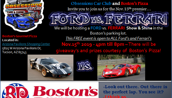 Ford vs. Ferarri movie premire event