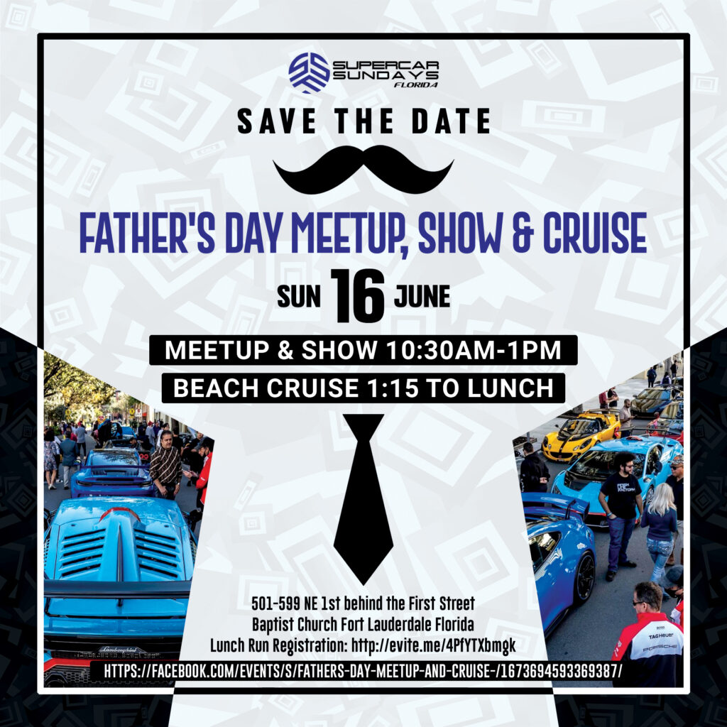 Father’s Day Meetup and Cruise First Street Ft. Lauderdale