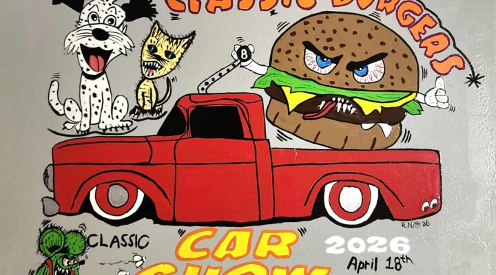 Classic Burgers Classic Car show