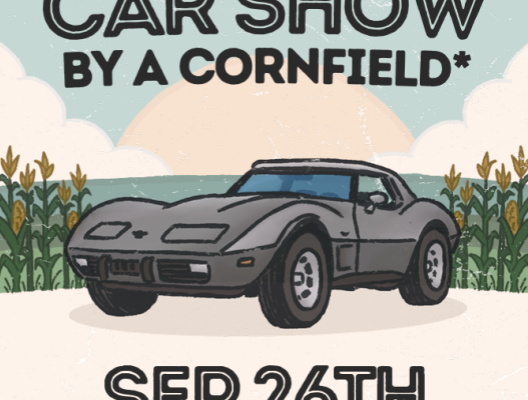 Car Show by a Cornfield