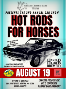 Vintage orange truck with OldRide.com logo.