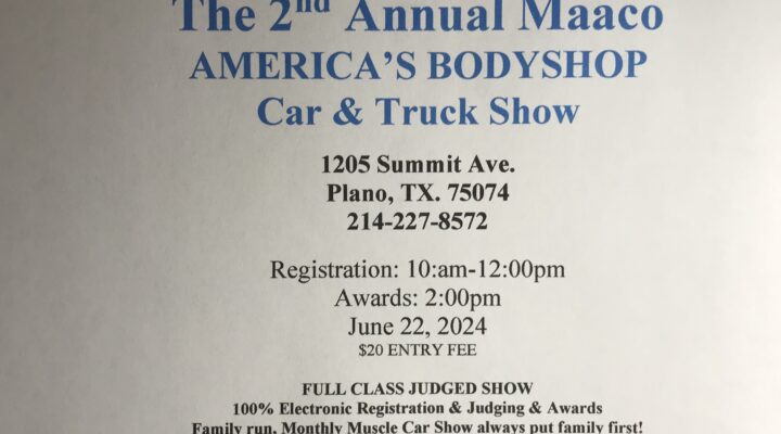 2nd Annual Maaco Car & Truck Show