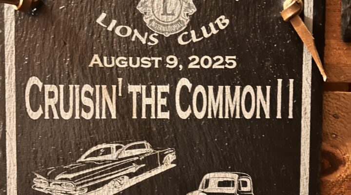 Belchertown (MA) Lions Club 2nd Annual Cruisin’ the Common Memorial Car Show