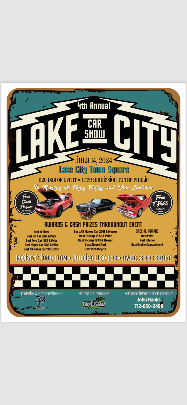 Lake city, Iowa car show Car Show Radar