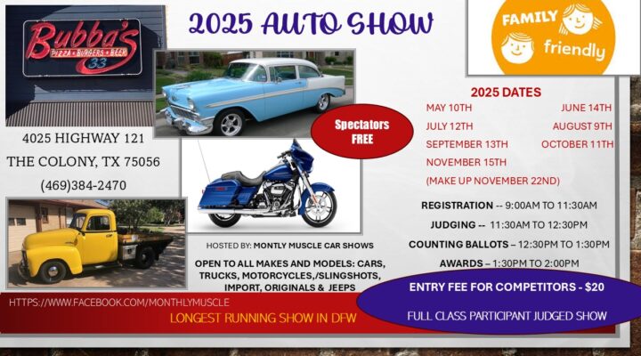 Bubba’s 33 Car & Truck & Motorcycle Show