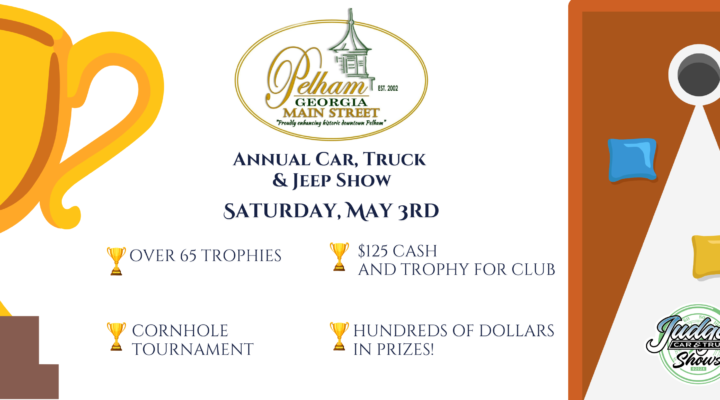 Downtown Pelham Car, Truck & Jeep Show!