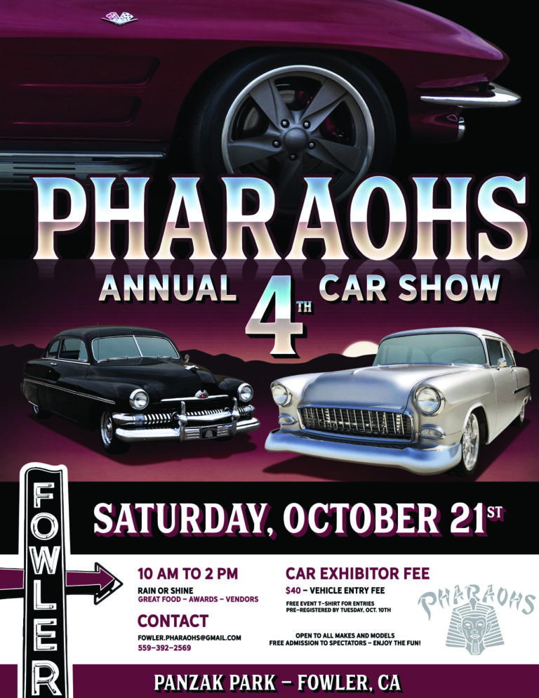Pharaohs of Fowler Car Club 4th Annual Car Show