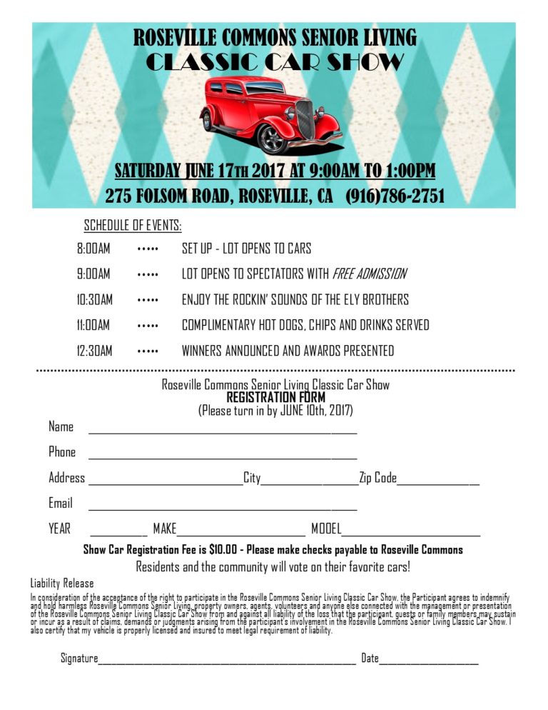 Roseville Commons Classic Car Show