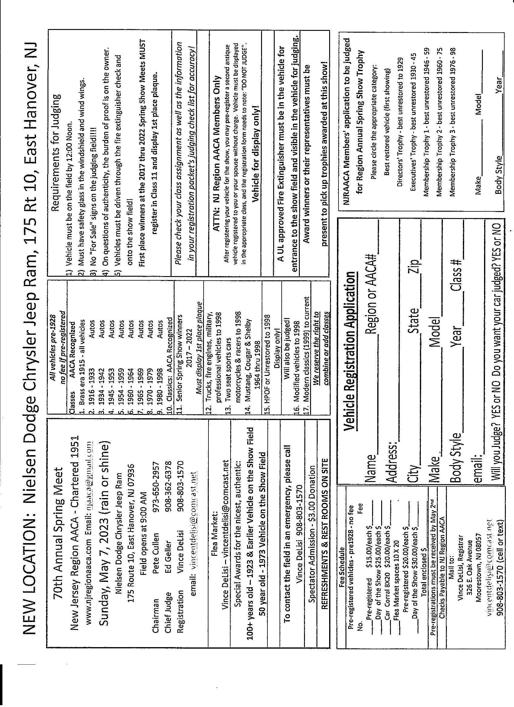70th ANNUAL COLLECTIBLE CAR SHOW