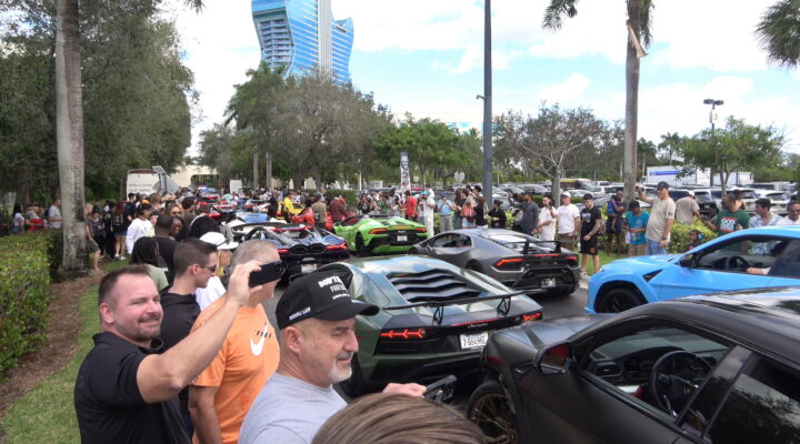 Supercar Saturdays Florida at the Seminole Hard Rock Hotel Hollywood Florida