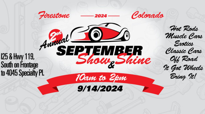 Second Annual September Show & Shine Car Show Cruise-In