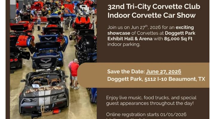 32nd Annual Tri City Corvette Club Indoor Corvette Car Show