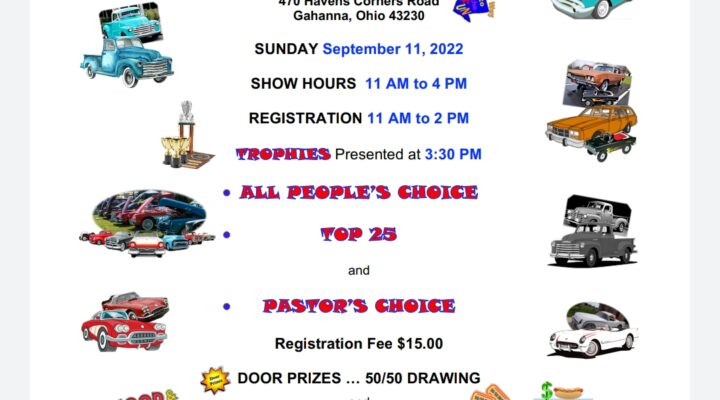 17th Annual Gahanna Community Church Car Show