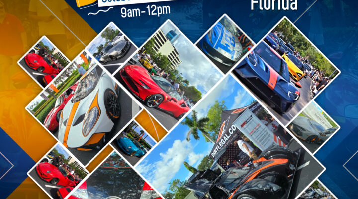 Supercar Saturdays Florida at the Seminole Hard Rock Hotel Hollywood Florida