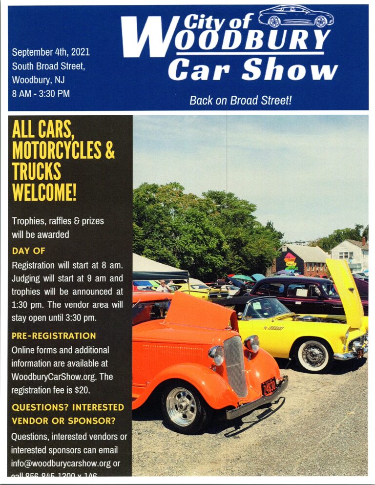 2021 Woodbury Car Sow Car Show Radar