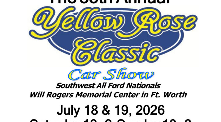 35th Annual Yellow Rose Classic Car Show