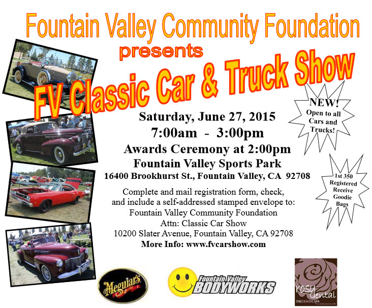 Fountain Valley Classic Car & Truck Show Car Show Radar