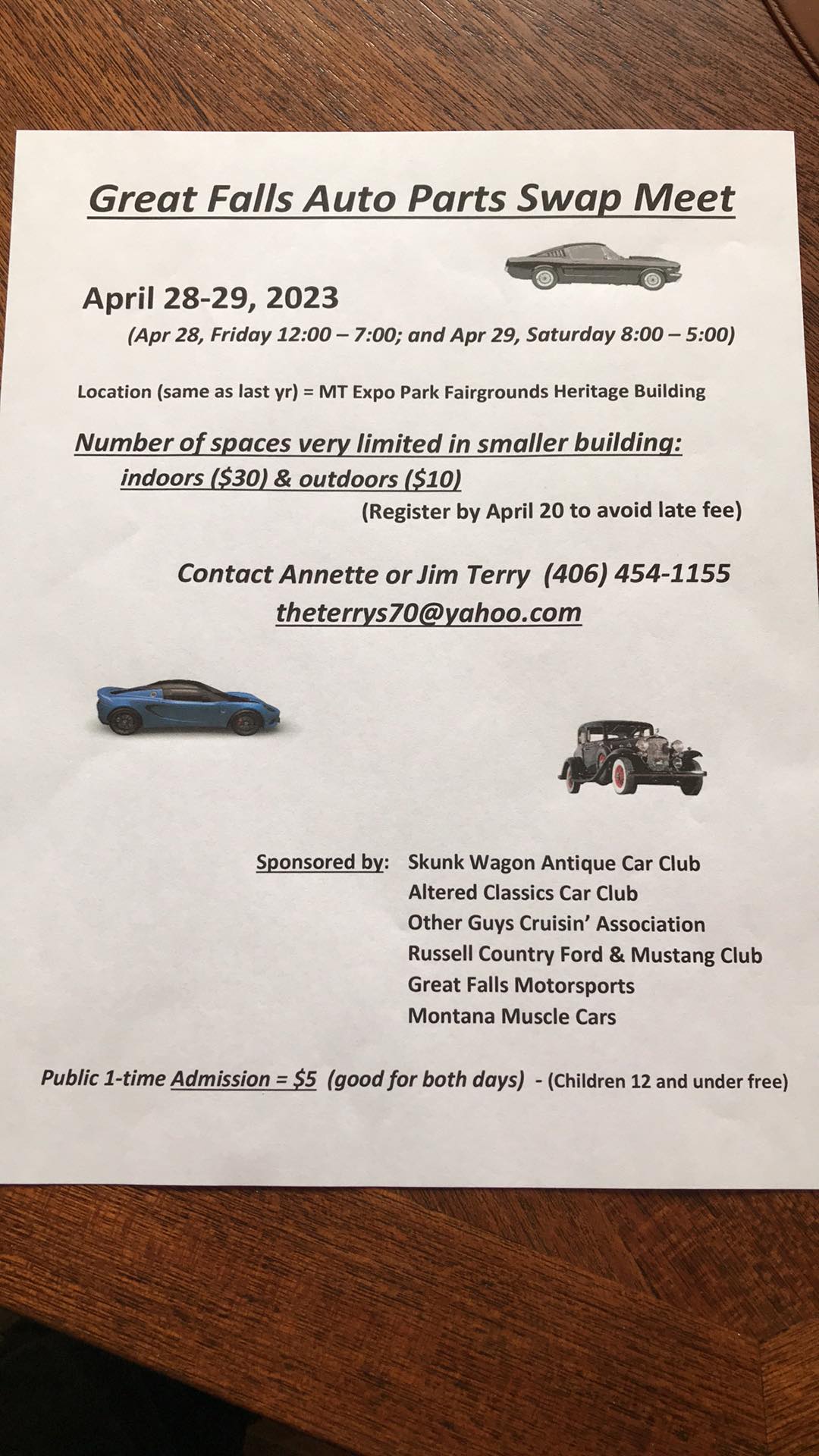 Great Falls Auto Parts Swap Meet